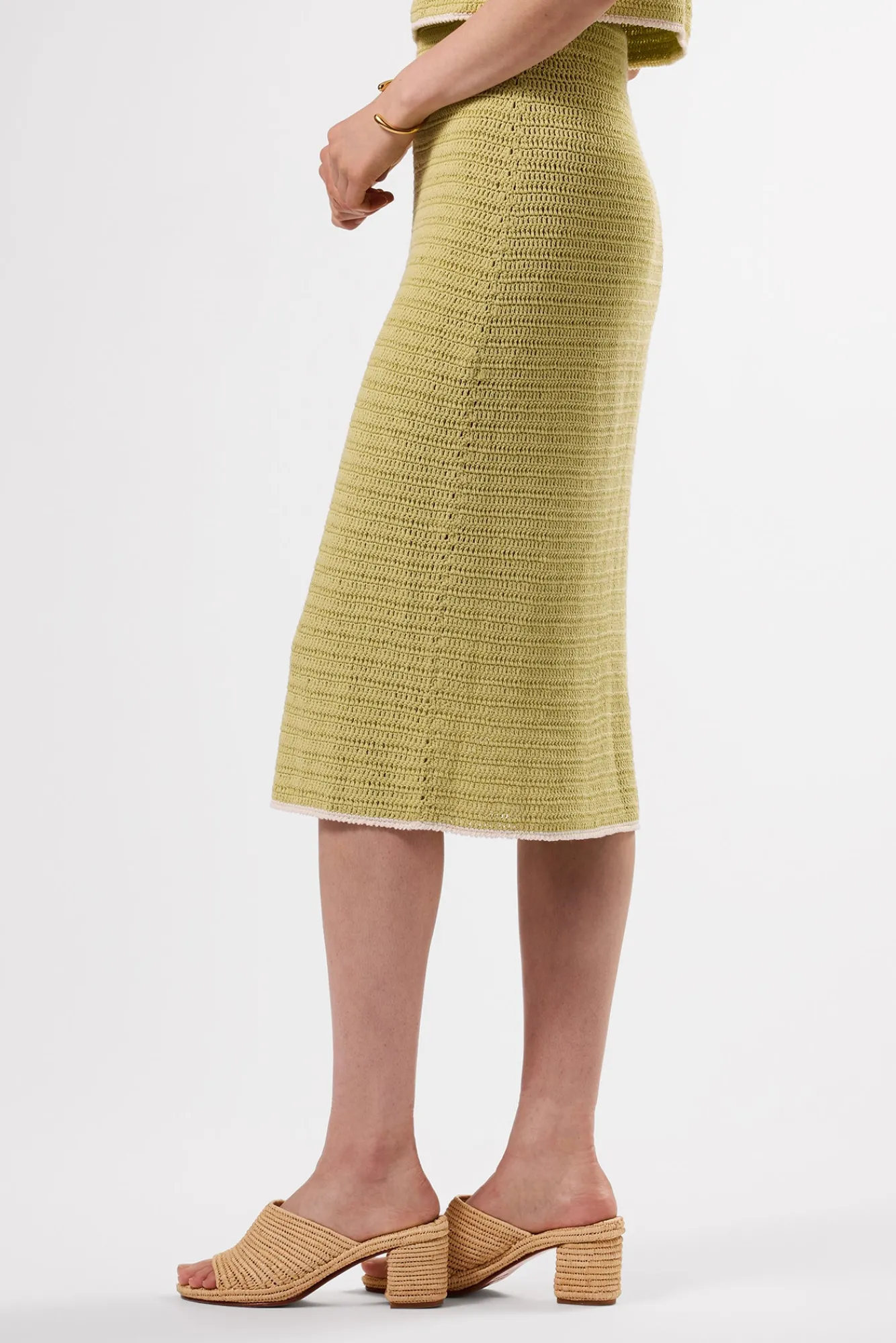 Amour Vert Meli Crochet Skirt- Skirts|Clearance