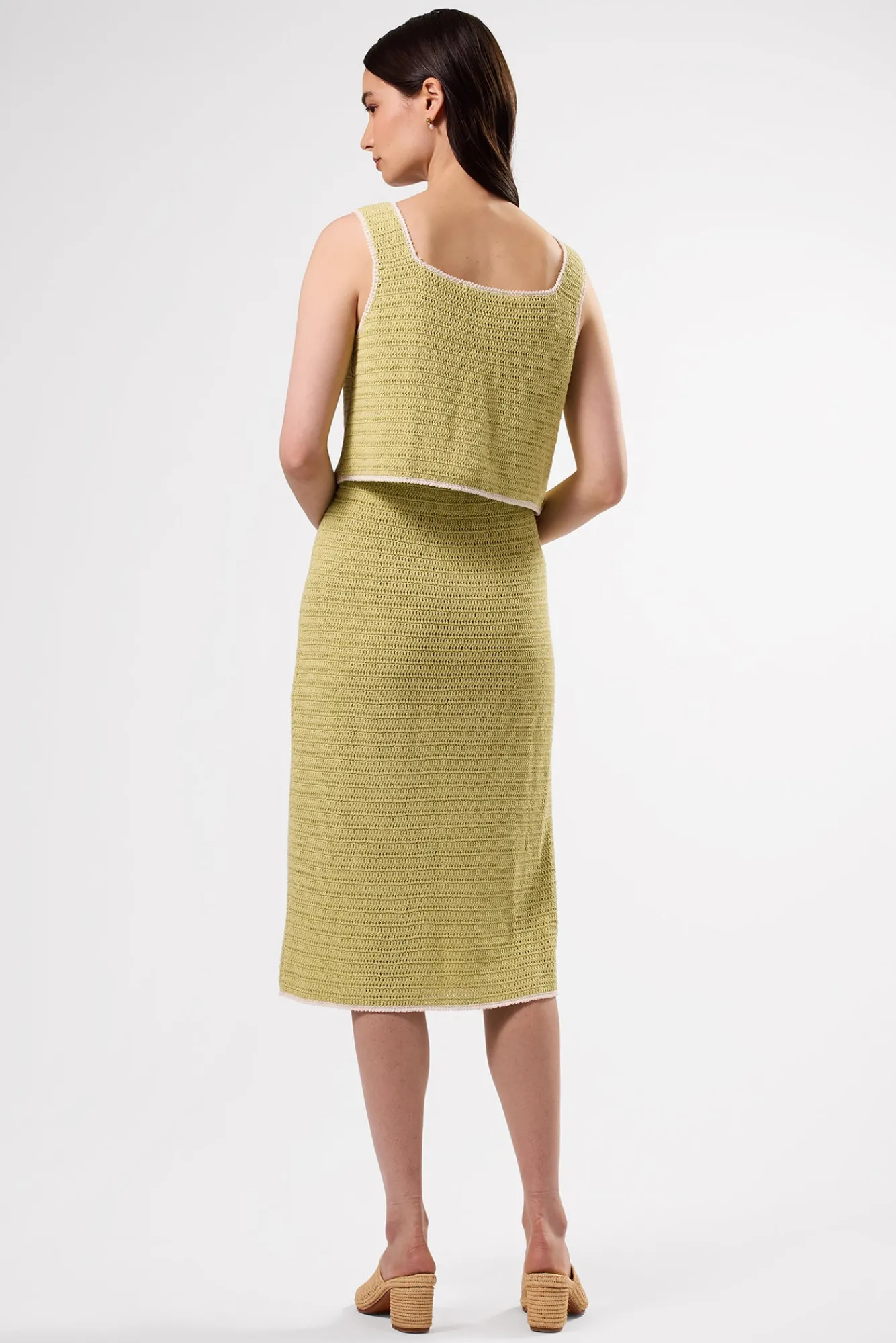 Amour Vert Meli Crochet Skirt- Skirts|Clearance