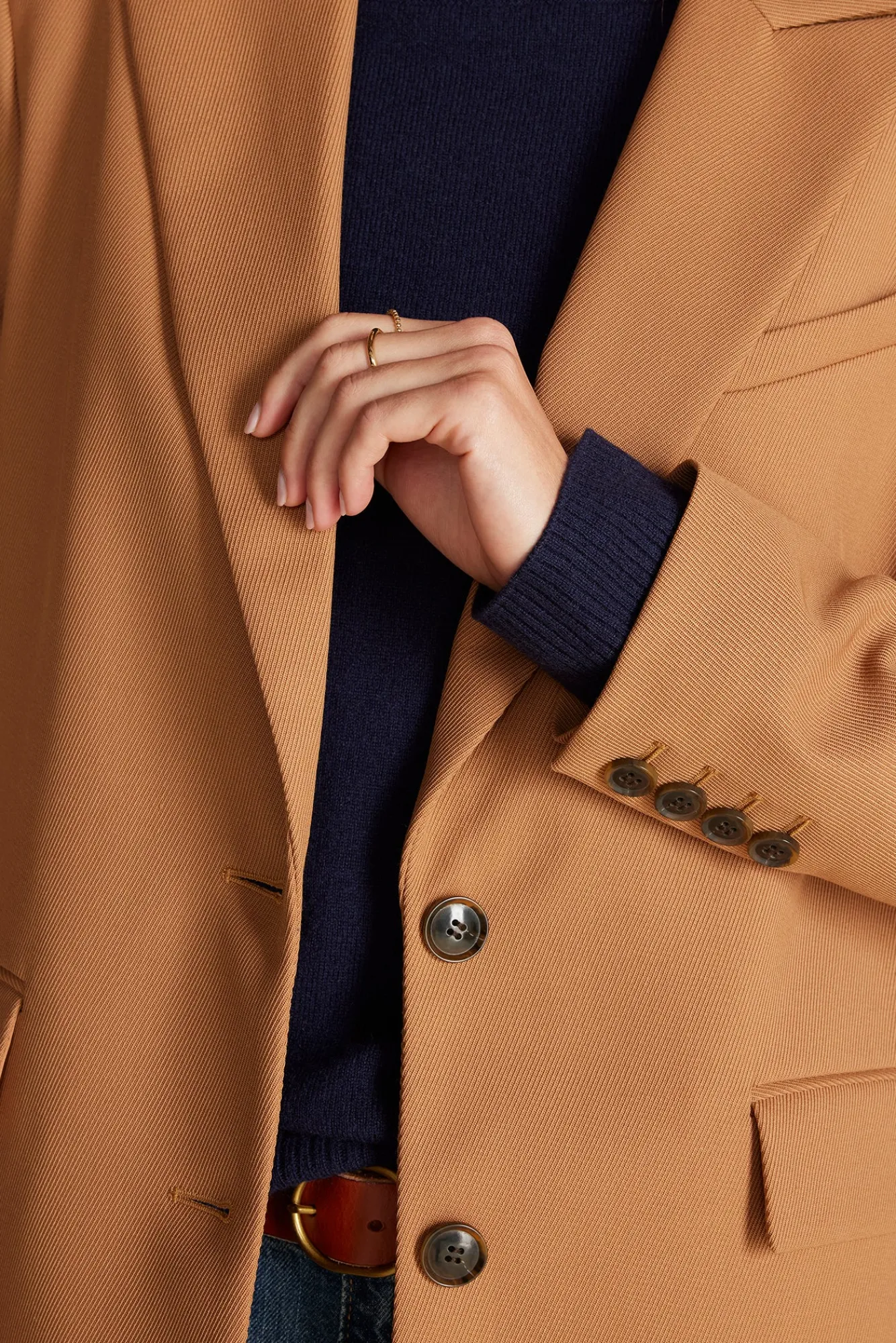 Amour Vert Alix Boyfriend Blazer- Jackets & Outerwear|Clearance