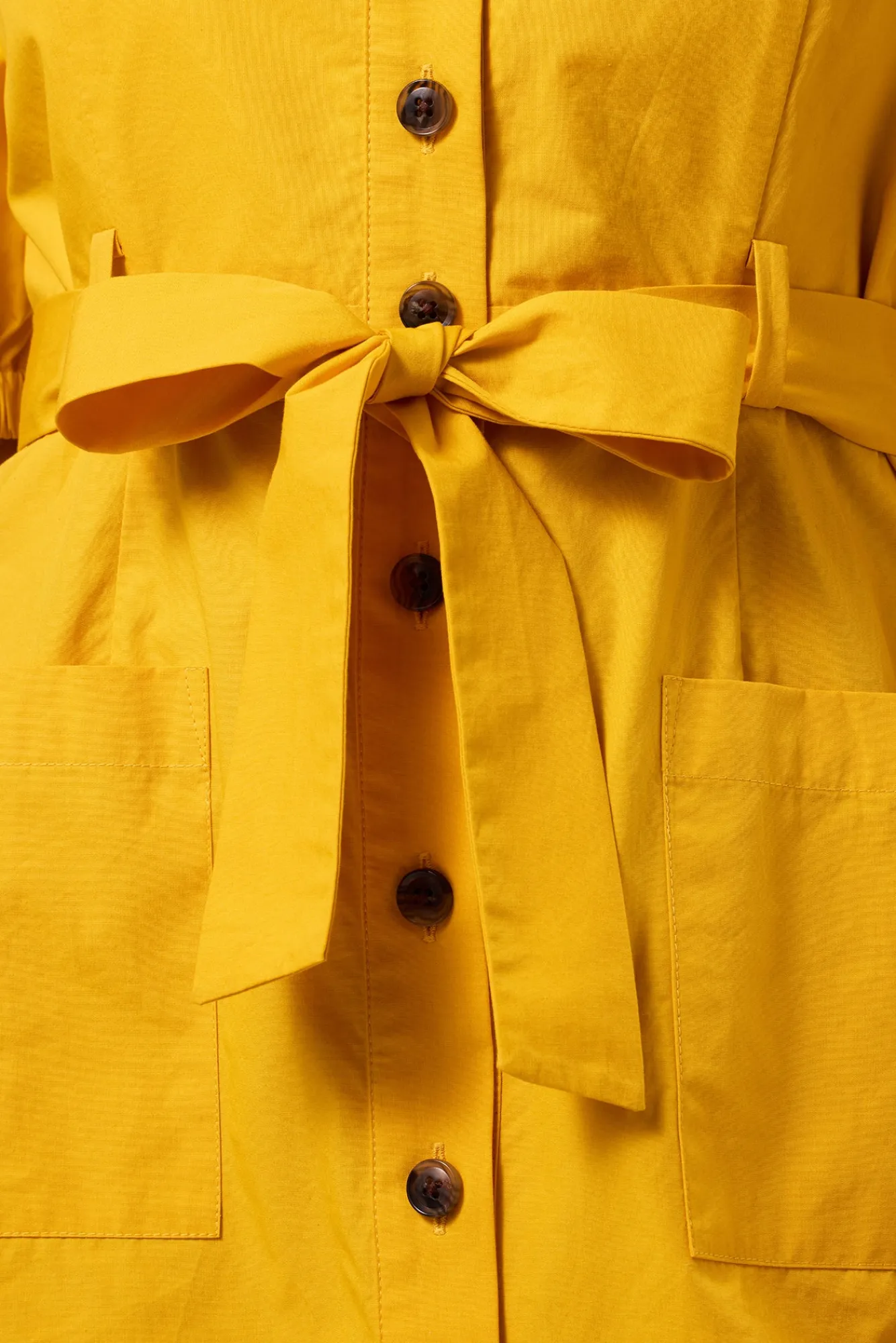 Amour Vert Square Neck Button Front Dress- Dresses|Clearance