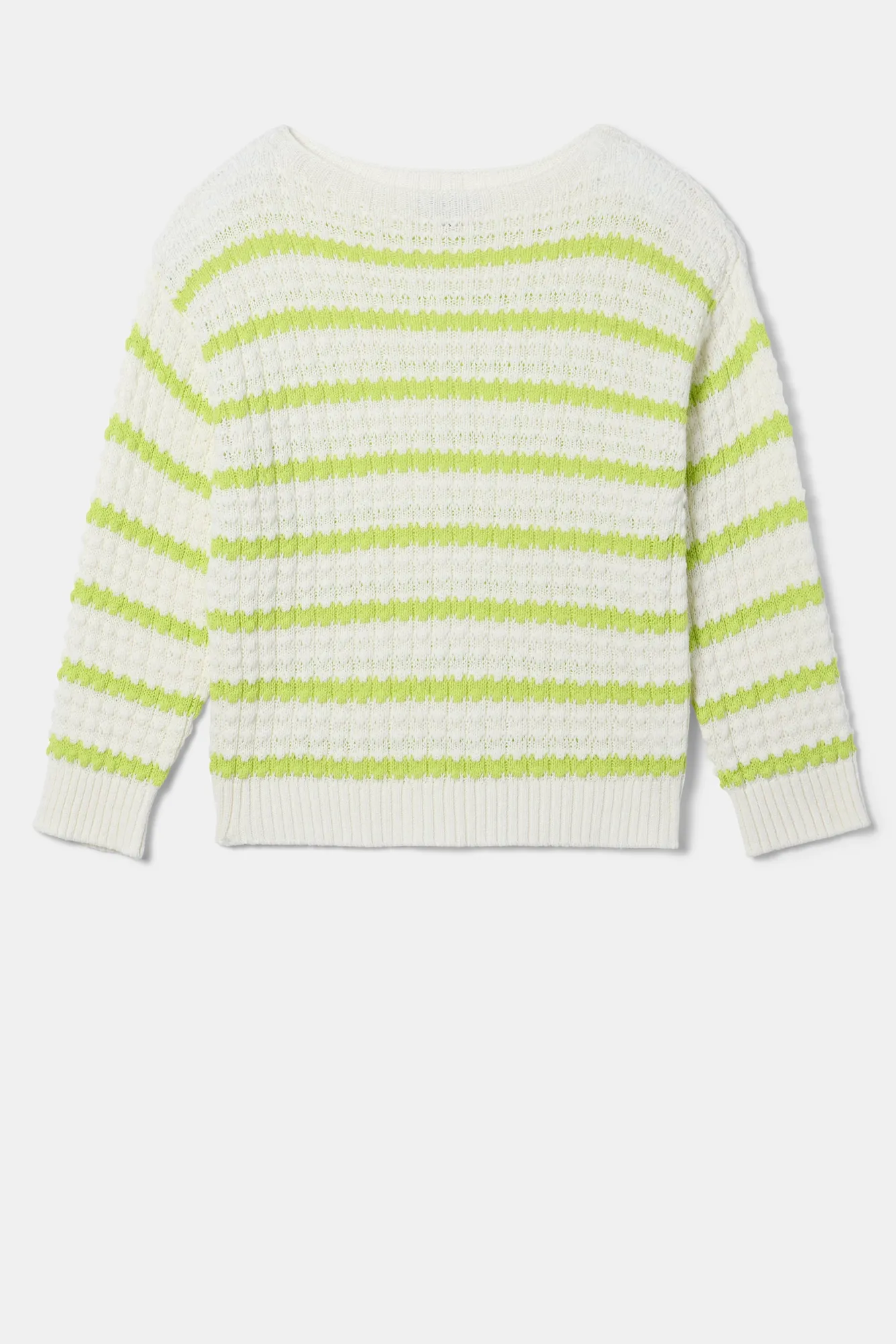 Amour Vert Stripe Novelty Sweater- Sweaters & Cardigans|Clearance