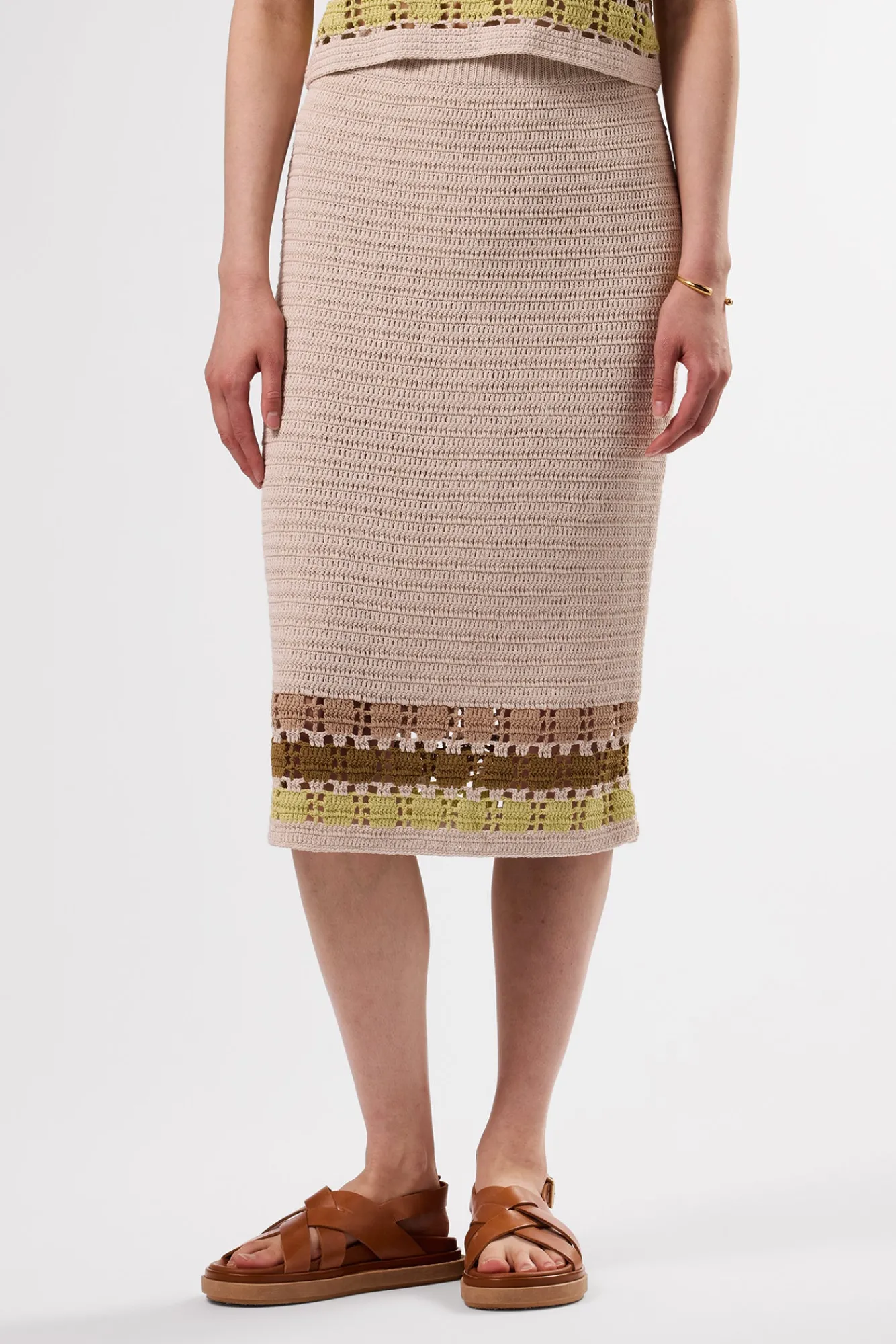 Amour Vert Meli Crochet Skirt- Skirts|Clearance