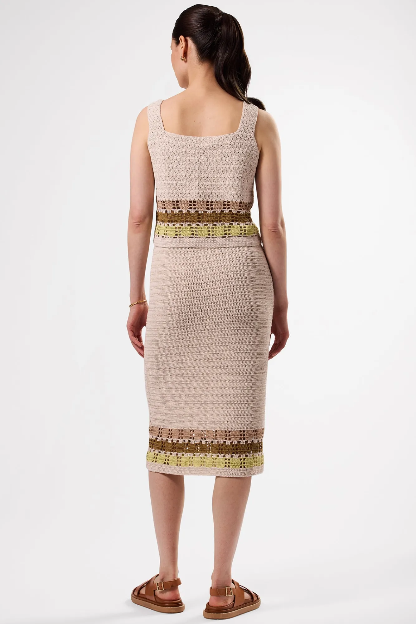 Amour Vert Meli Crochet Skirt- Skirts|Clearance