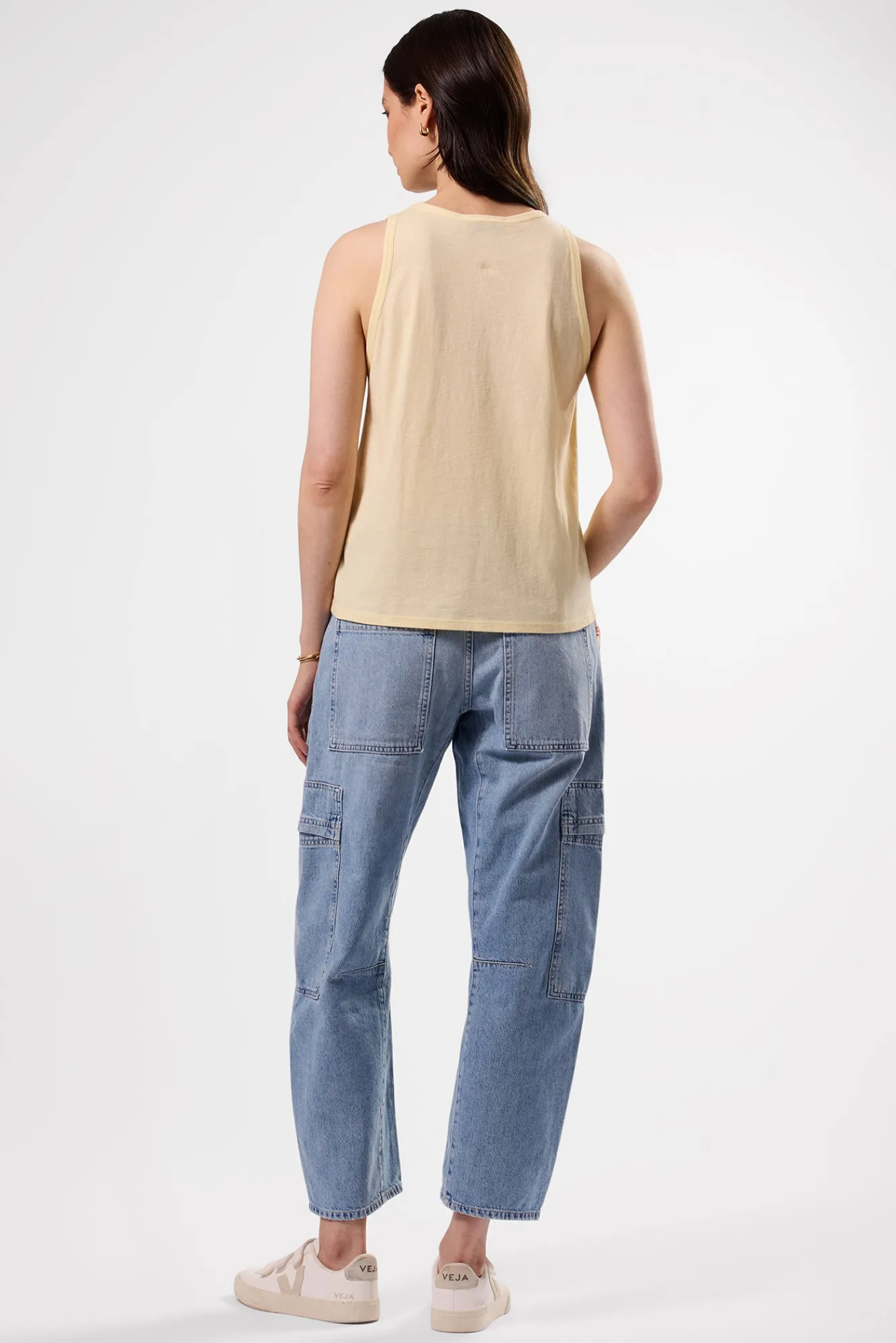 Amour Vert Jillian Organic Cotton Tank- Tops|Clearance