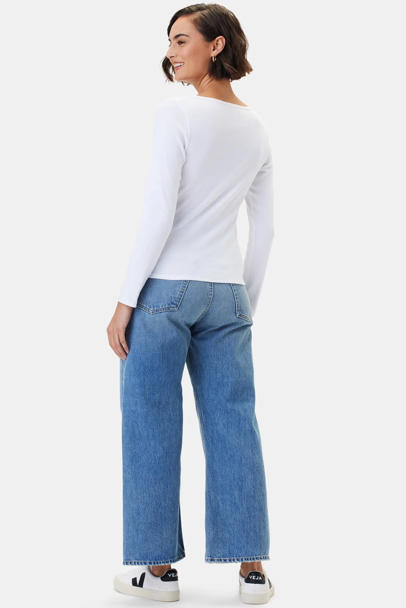 Amour Vert Deacon Baby Rib Tee- Tops|Tees