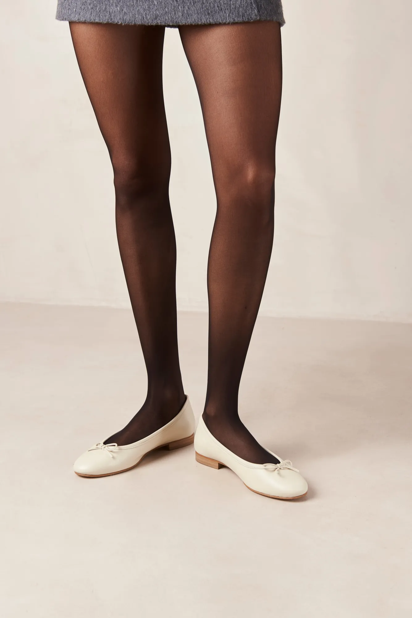 Amour Vert Alohas Oriana Leather Ballet Flats- Shoes