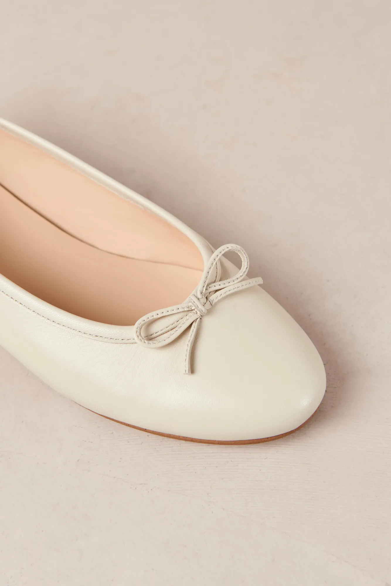 Amour Vert Alohas Oriana Leather Ballet Flats- Shoes