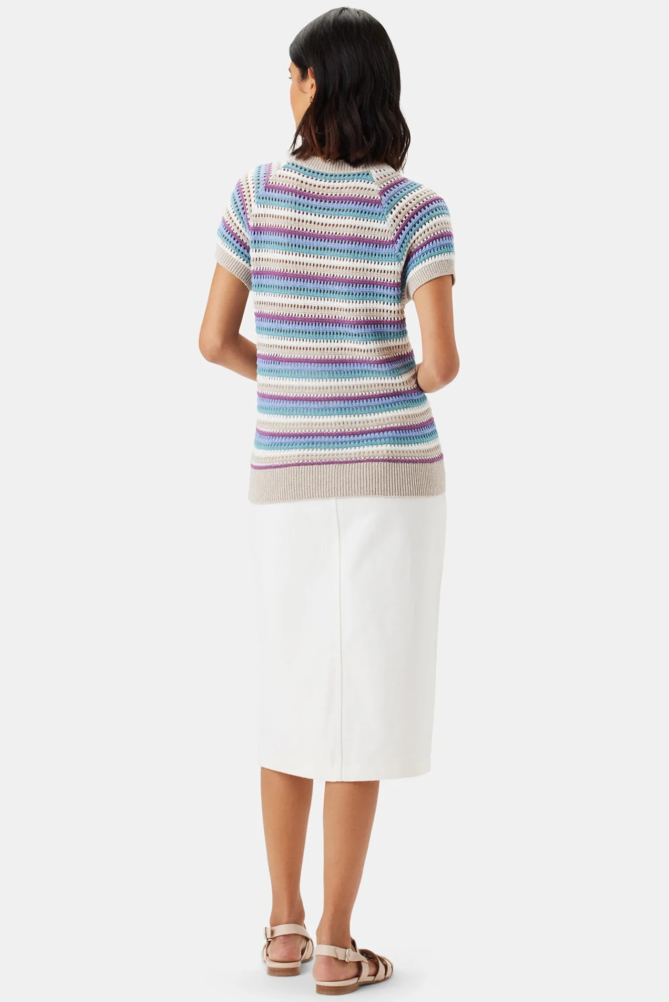 Amour Vert Rosario Crochet Top- Tops|Clearance