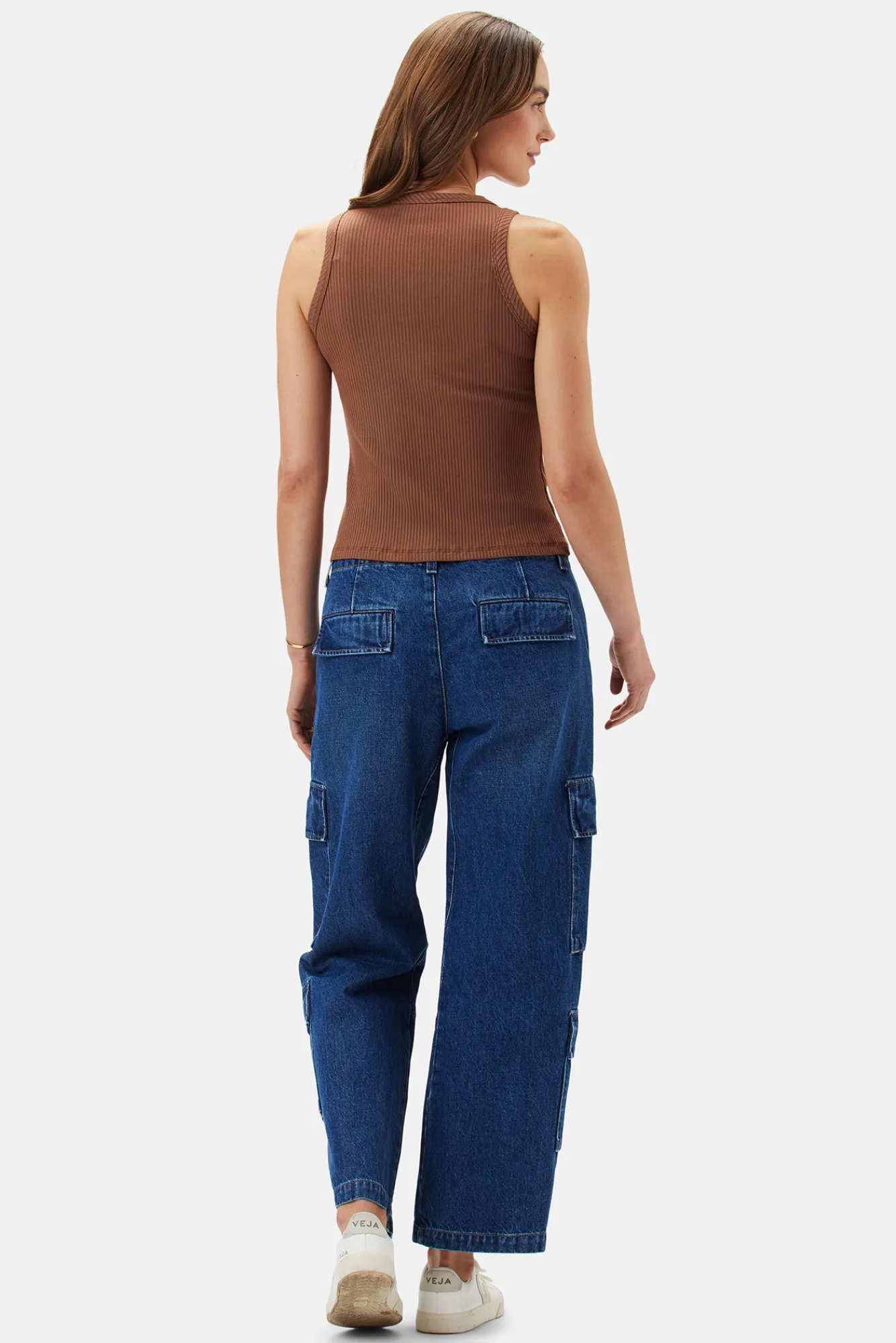 Amour Vert Asmet Paris Rib Tank- Tops|Clearance