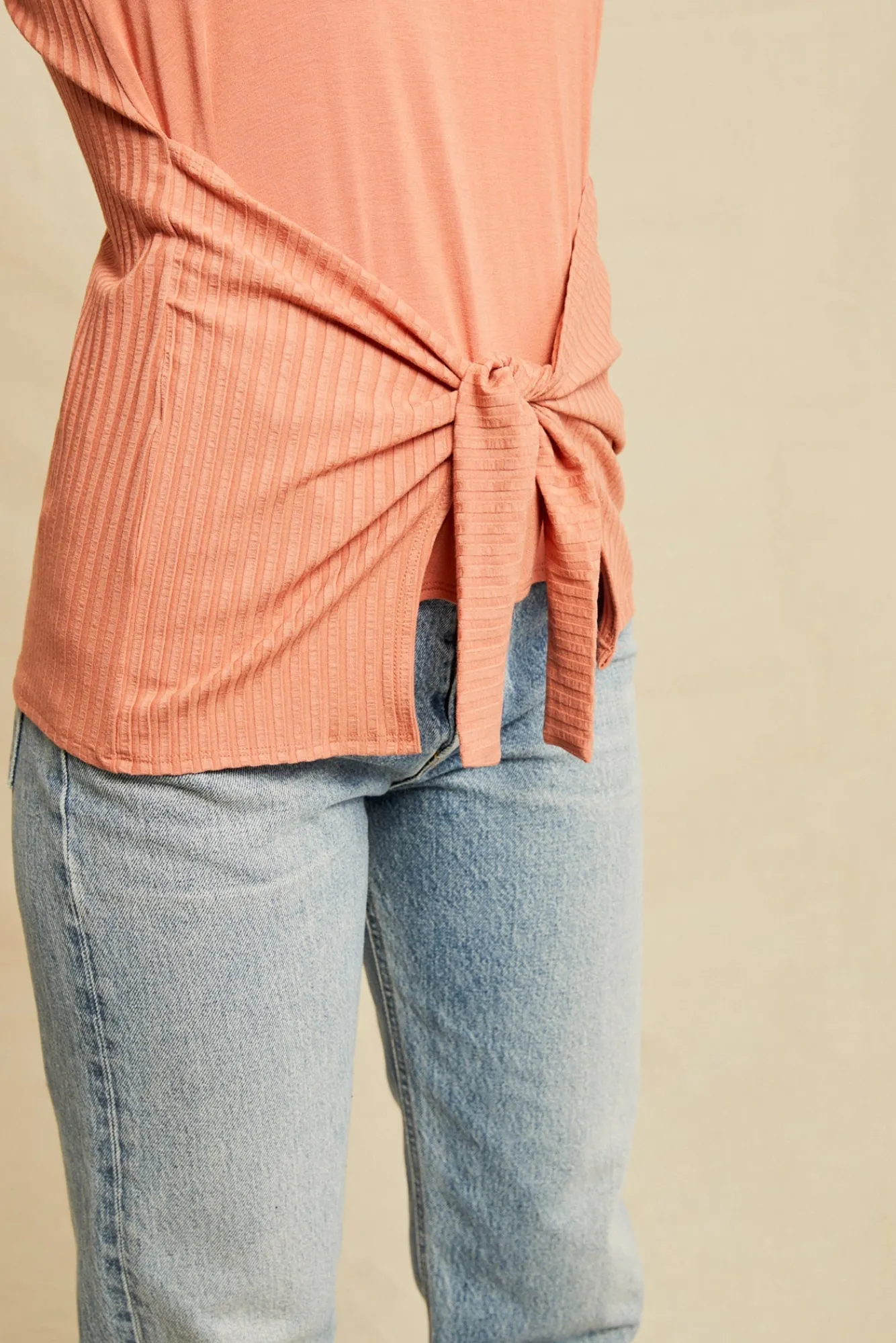 Amour Vert Celeste Knit Tank- Tops|Clearance