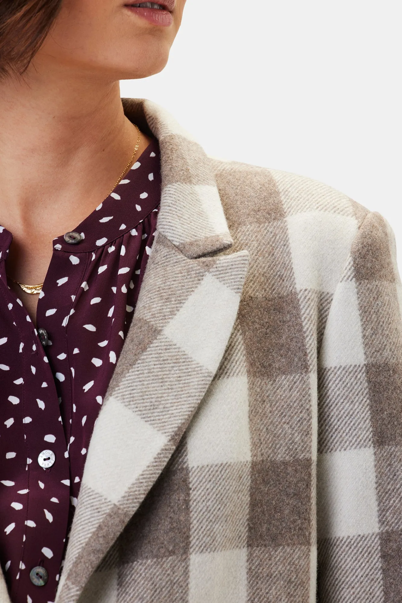 Amour Vert Tobie Single Breasted Blazer- Jackets & Outerwear|Clearance