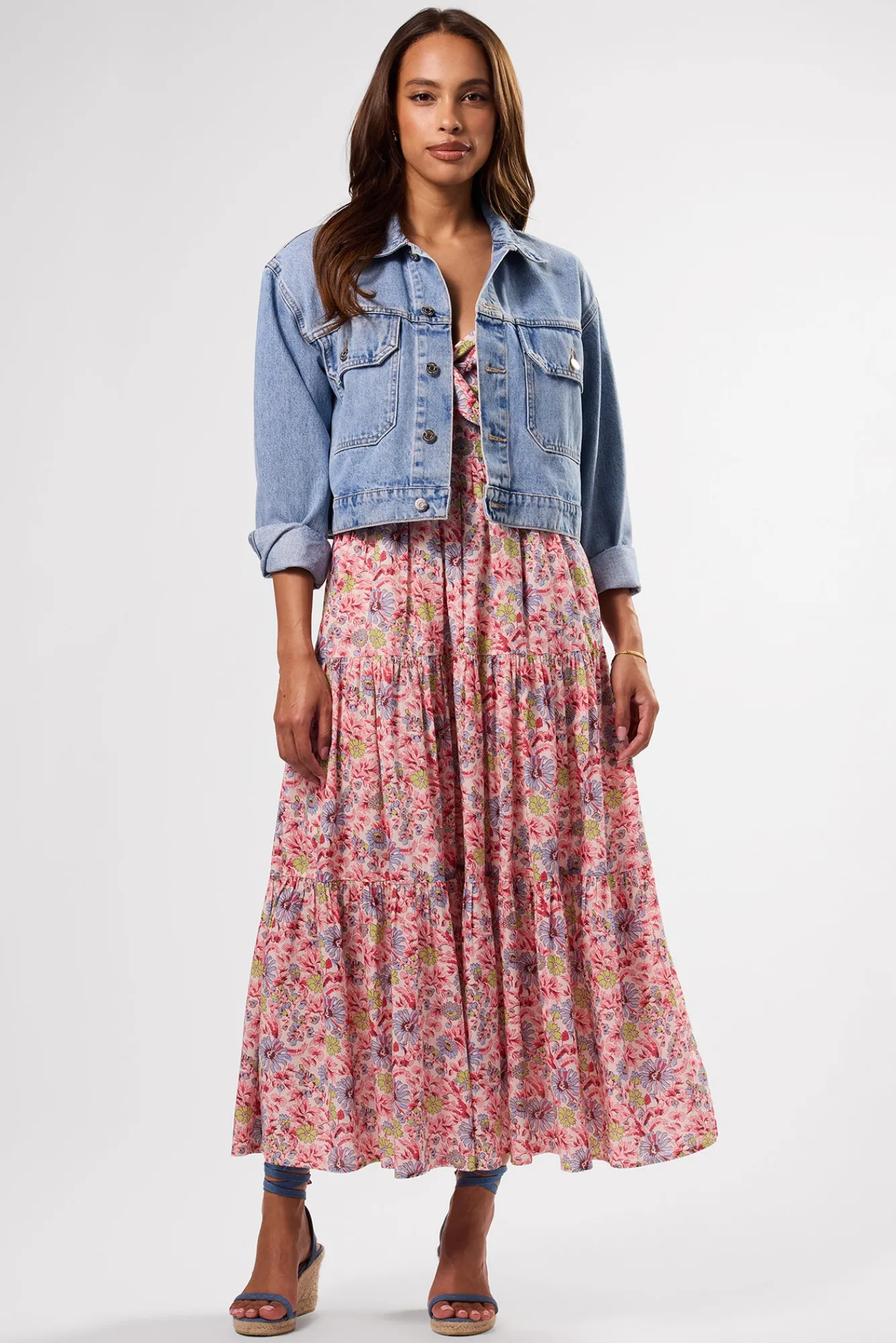 Amour Vert Tie Front Dress- Dresses|Clearance