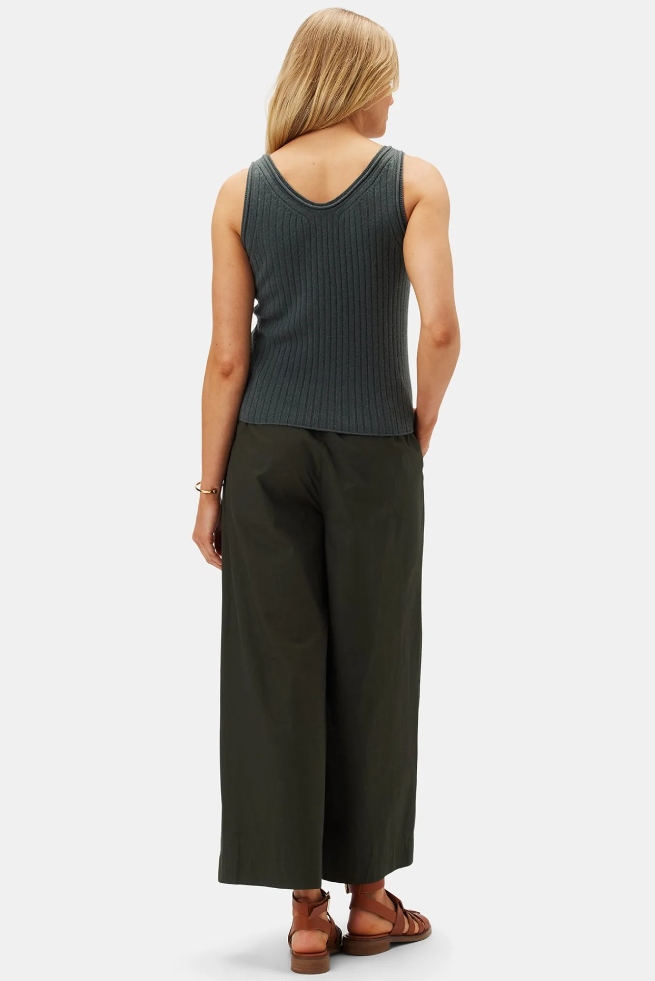 Amour Vert Nora Cashmere Tank- Tops|Clearance