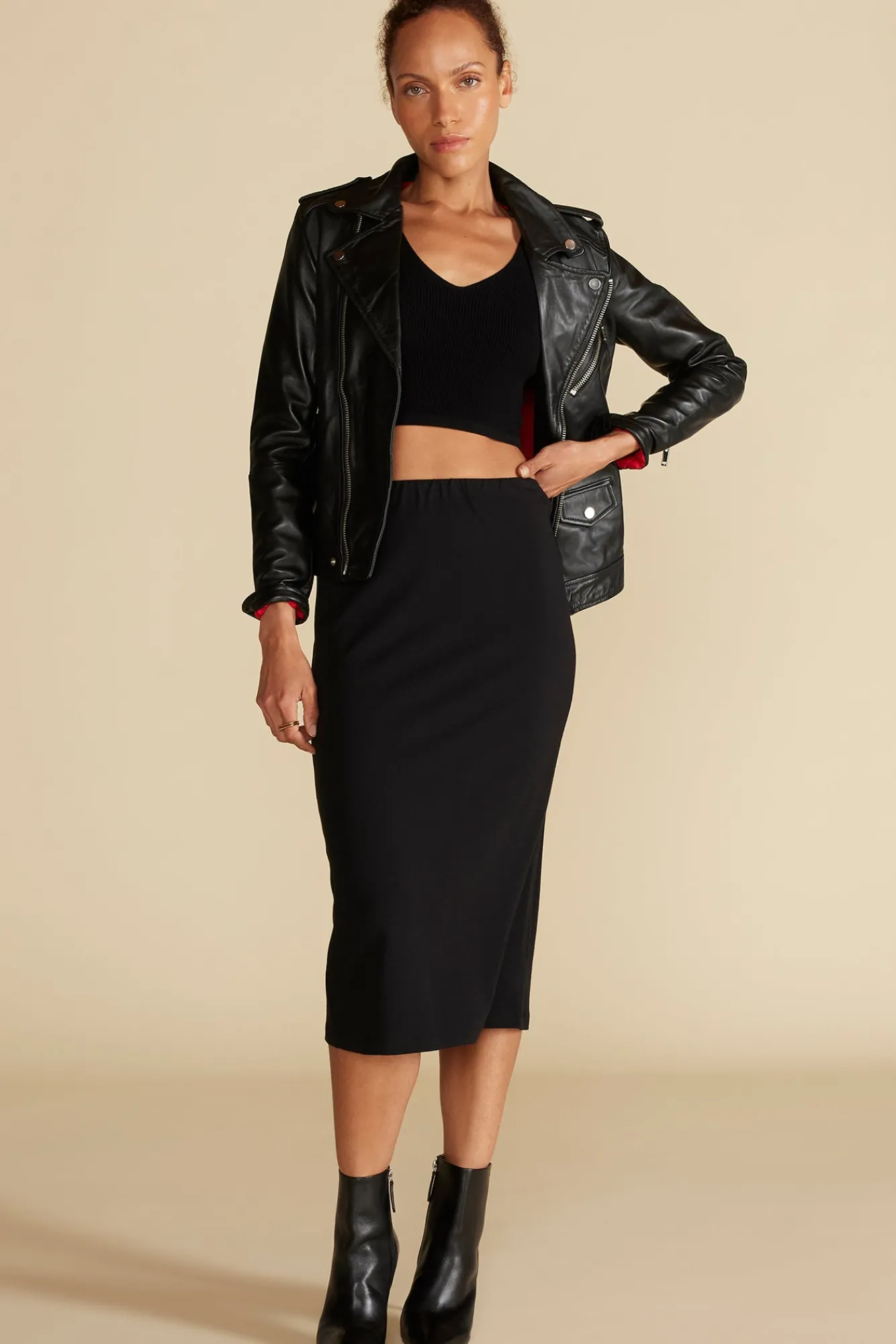 Amour Vert Masha Reverie Knit Skirt- Skirts|Clearance