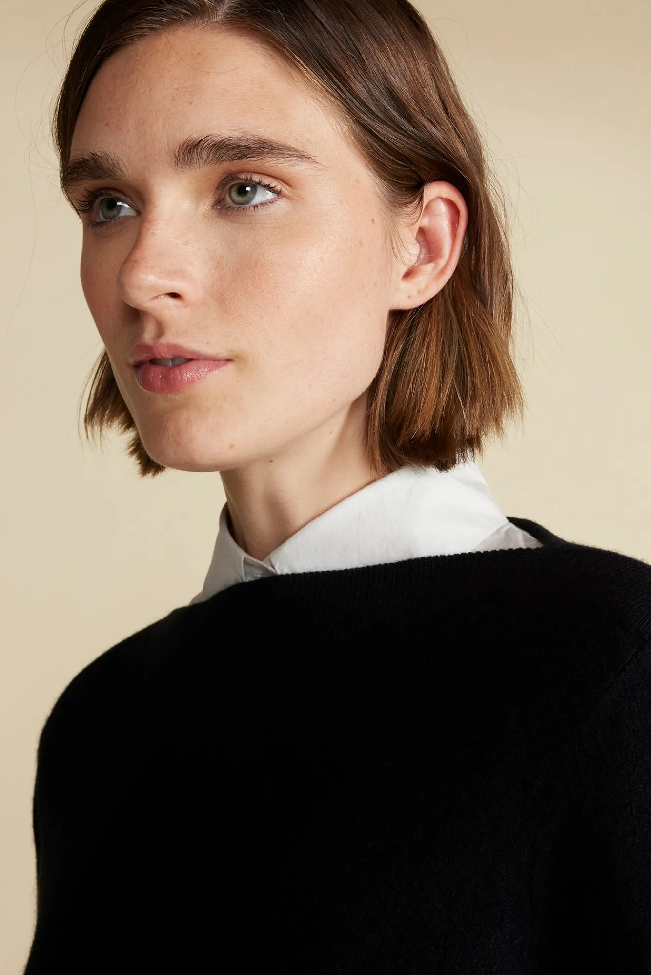 Amour Vert Nadia Cashmere Sweater- Sweaters & Cardigans