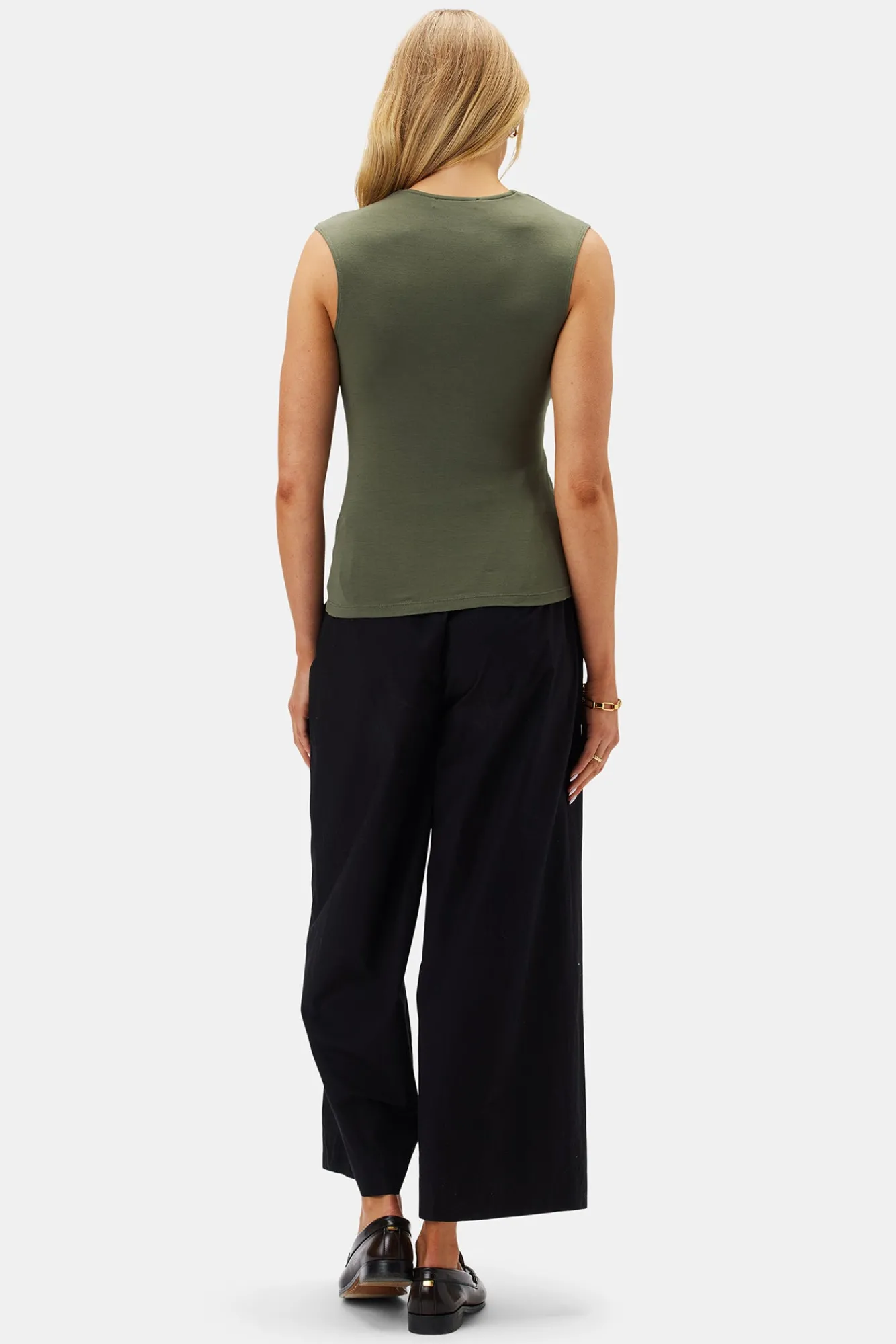 Amour Vert Monique Modal Tank- Tops|Clearance
