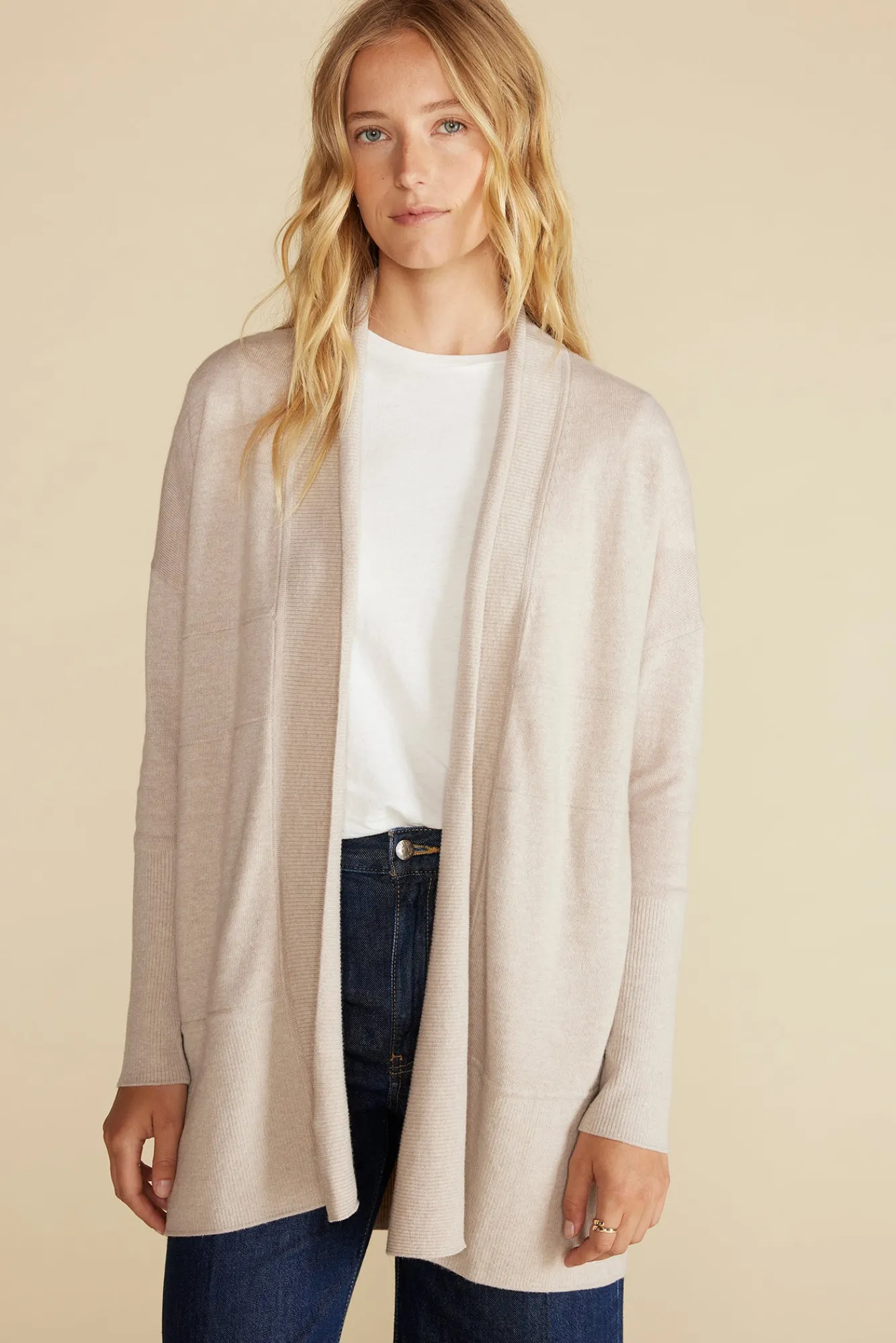 Amour Vert Bailey Wool Sweater Coat- Sweaters & Cardigans|Clearance