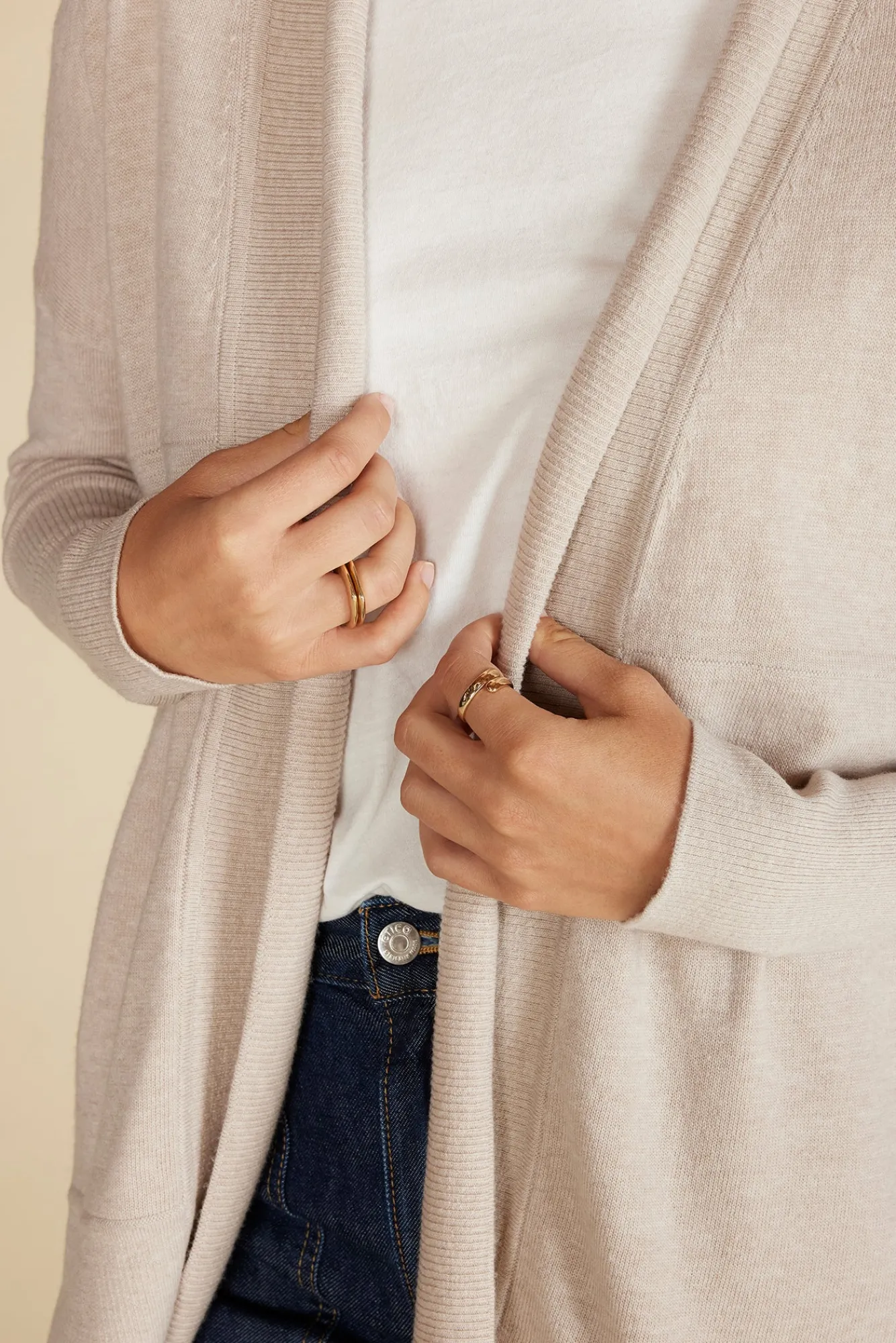 Amour Vert Bailey Wool Sweater Coat- Sweaters & Cardigans|Clearance