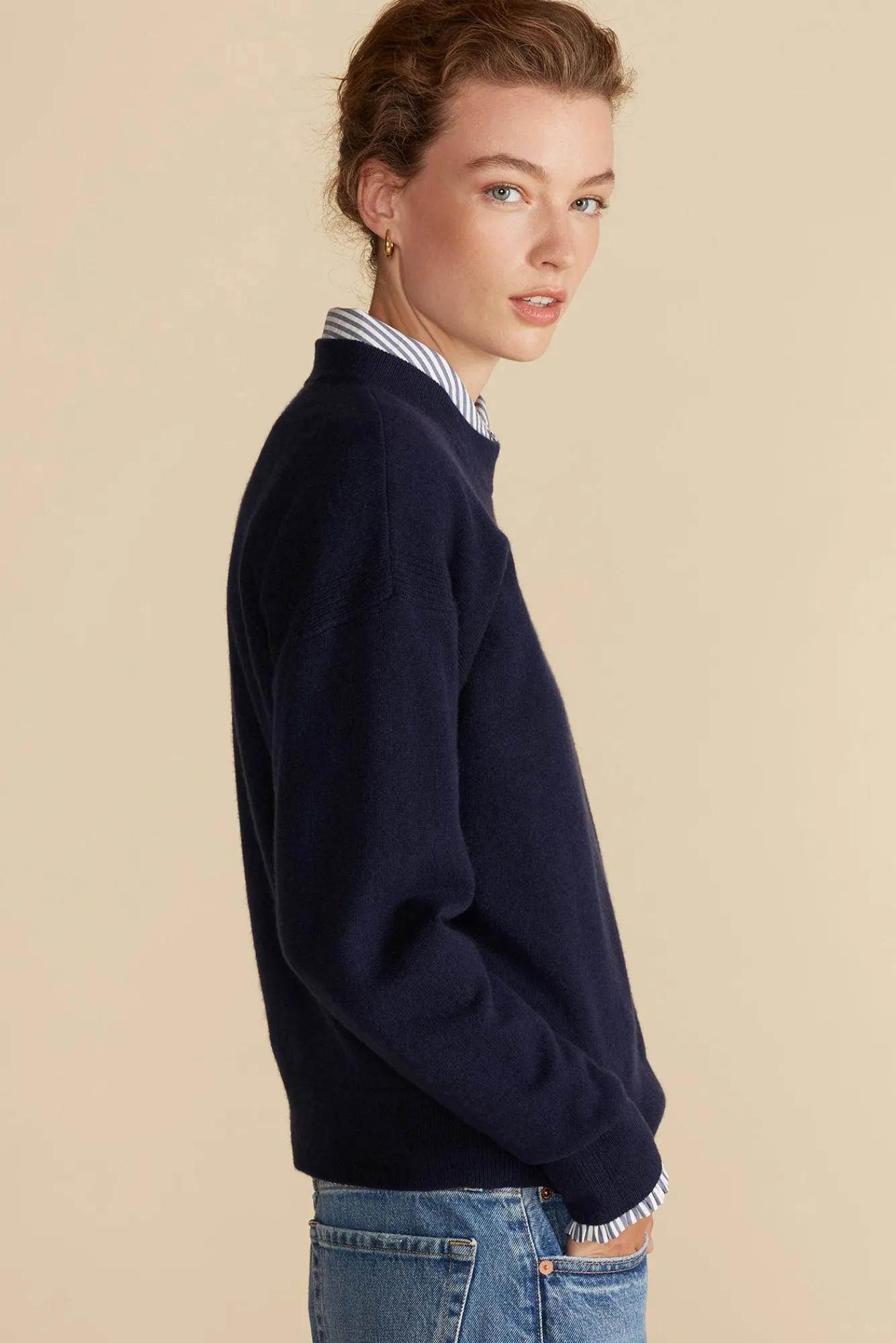 Amour Vert Pearl Cashmere Sweater- Sweaters & Cardigans