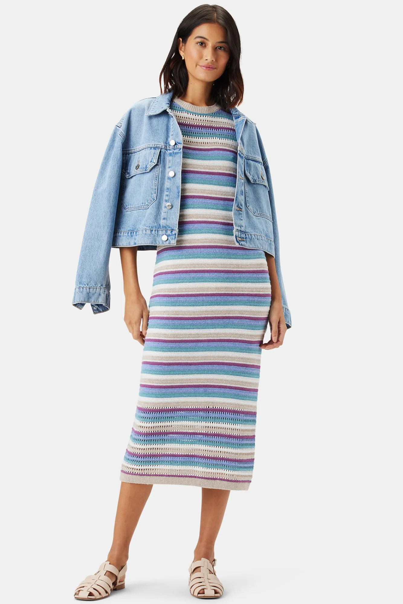 Amour Vert Louise Crochet Dress- Dresses|Clearance