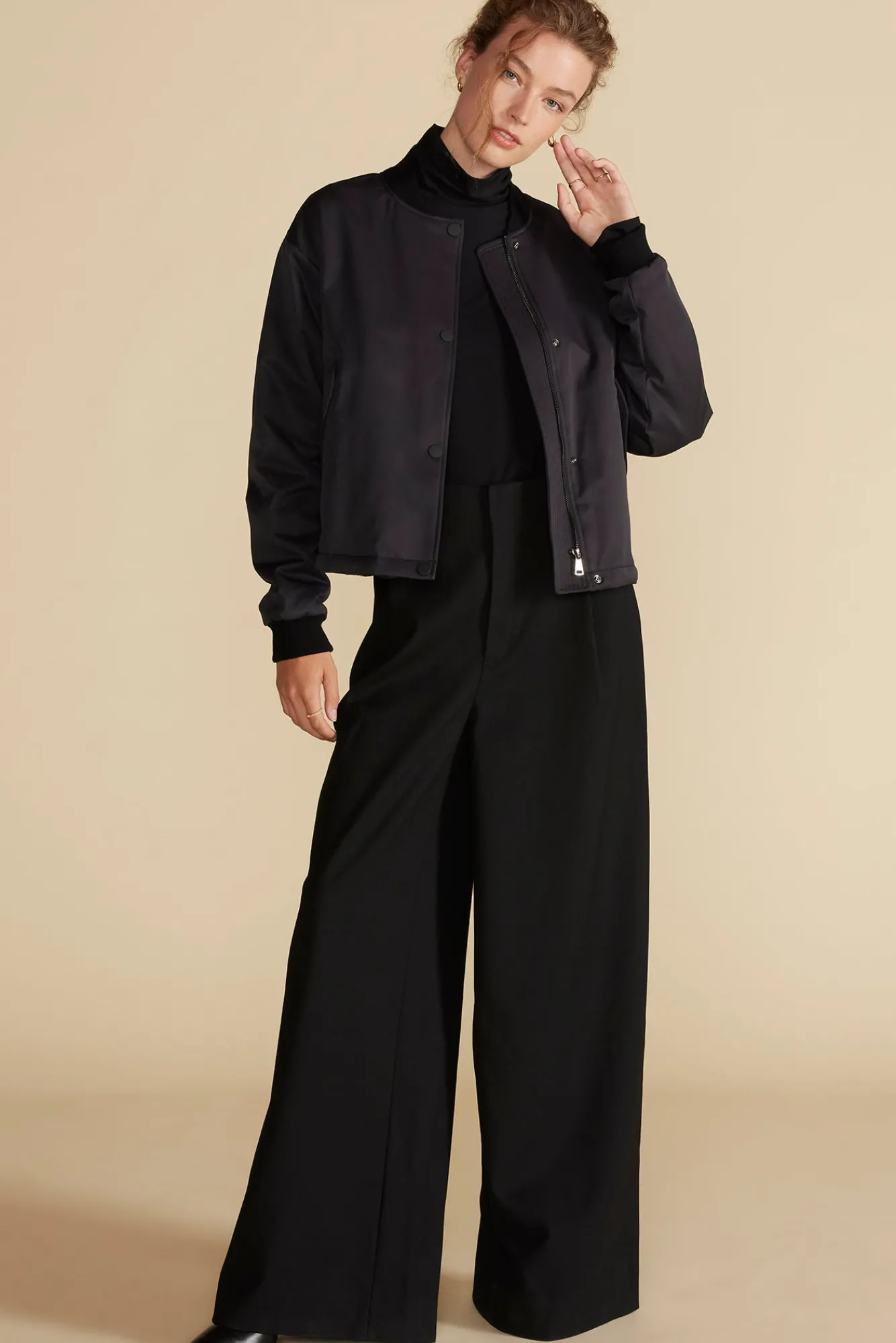 Amour Vert Jarrel Bomber Jacket- Jackets & Outerwear|Clearance