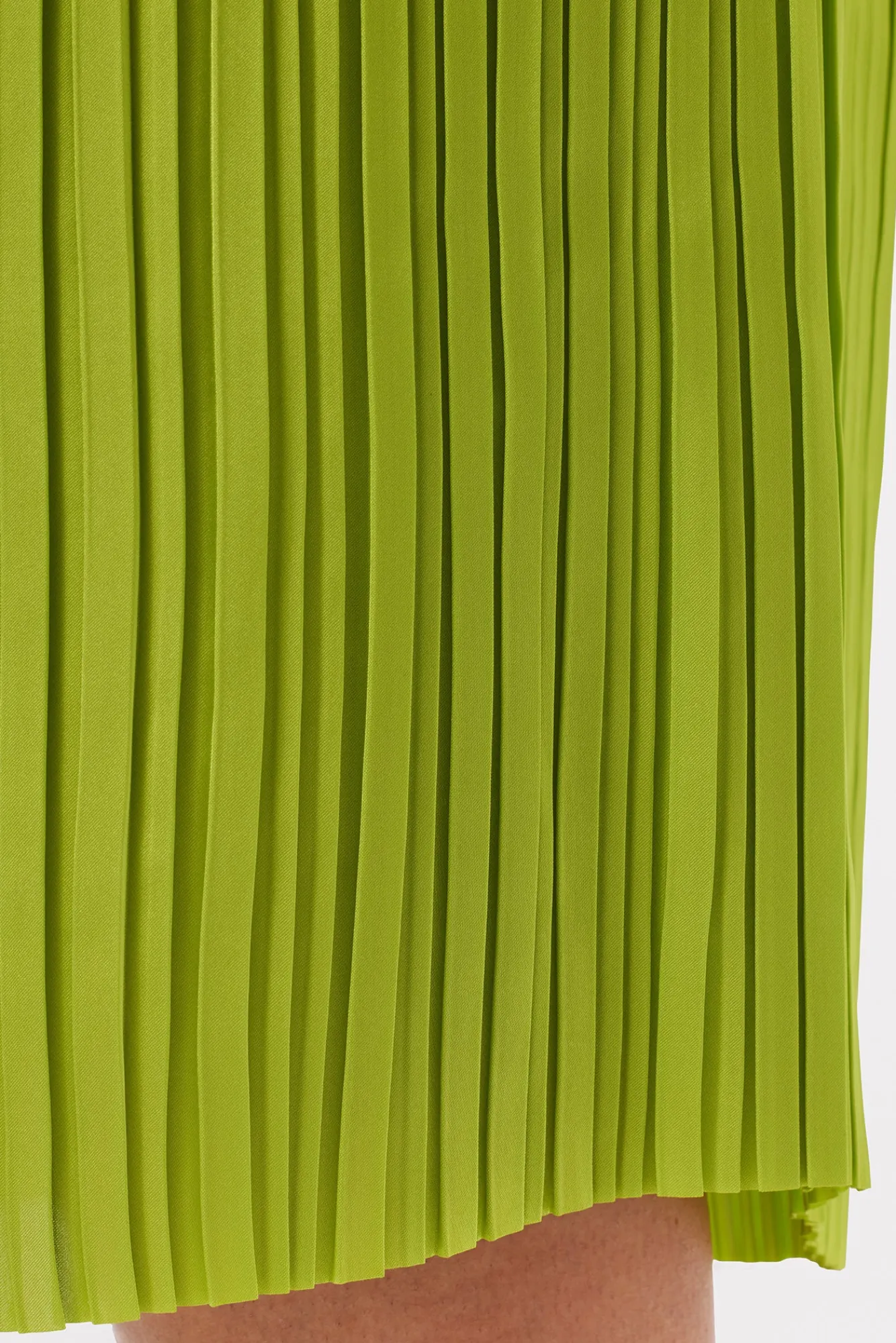 Amour Vert Blaze Pleated Recycled Sateen Skirt- Skirts|Clearance