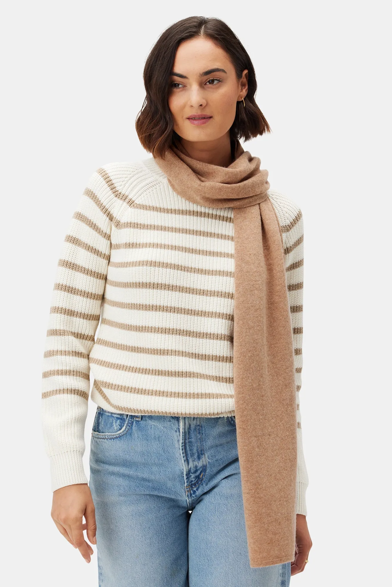 Amour Vert Jolie Cashmere Scarf- Scarves|Clearance