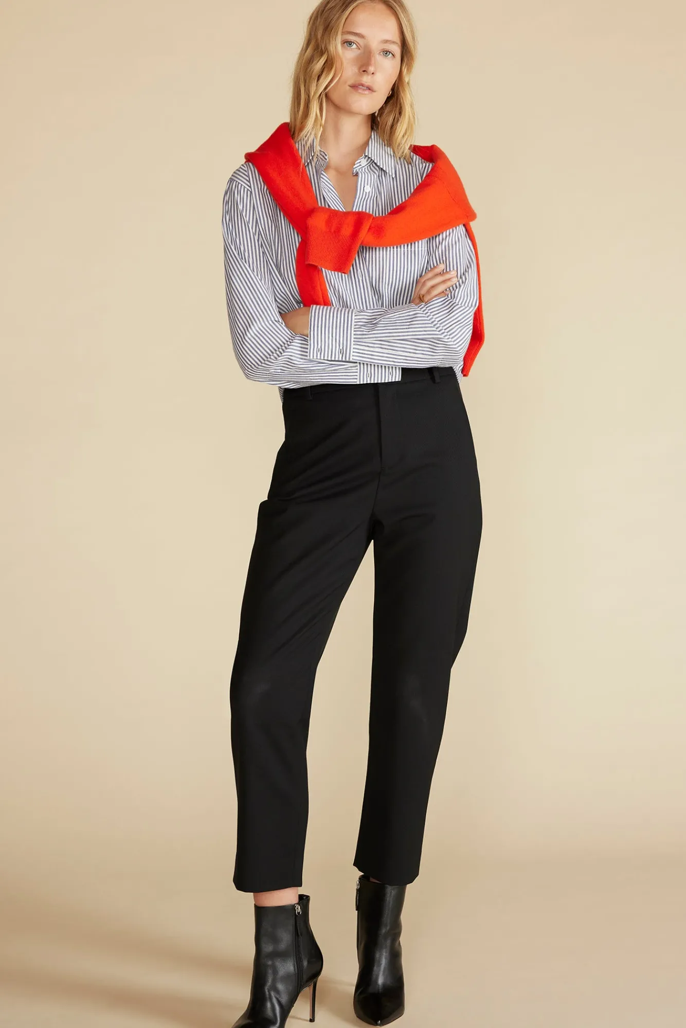 Amour Vert Henri Button Down Shirt- Blouses & Shirts|Tops