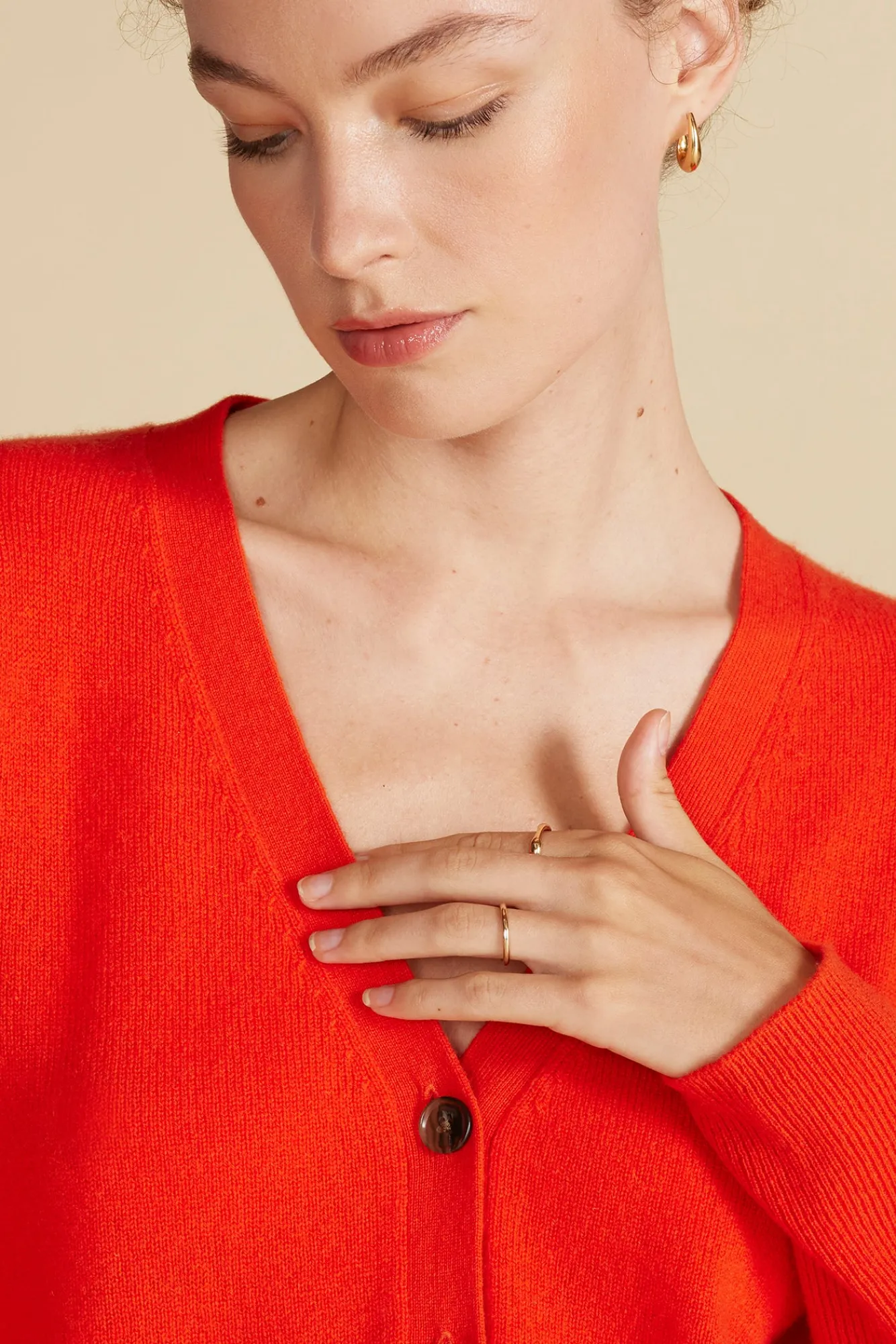 Amour Vert Mason Cashmere Cardigan- Sweaters & Cardigans