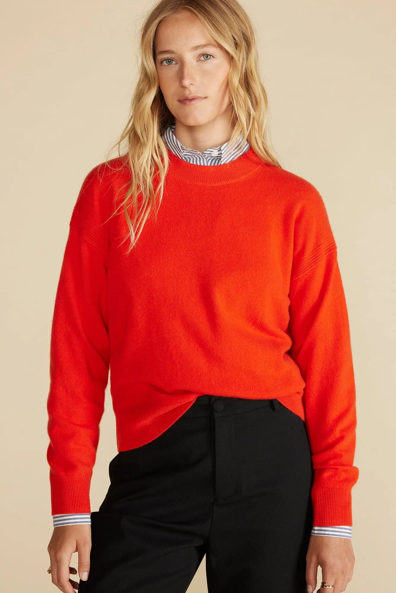 Amour Vert Pearl Cashmere Sweater- Sweaters & Cardigans