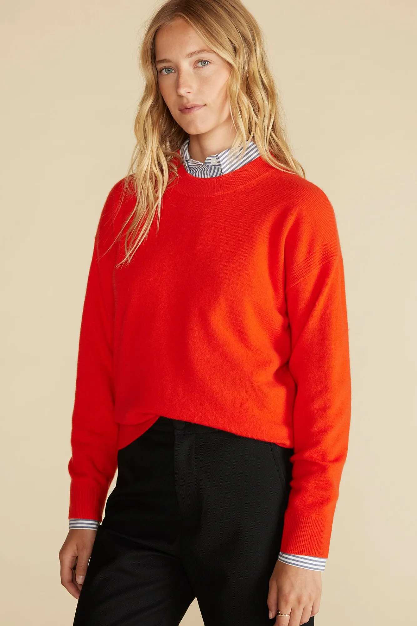 Amour Vert Pearl Cashmere Sweater- Sweaters & Cardigans