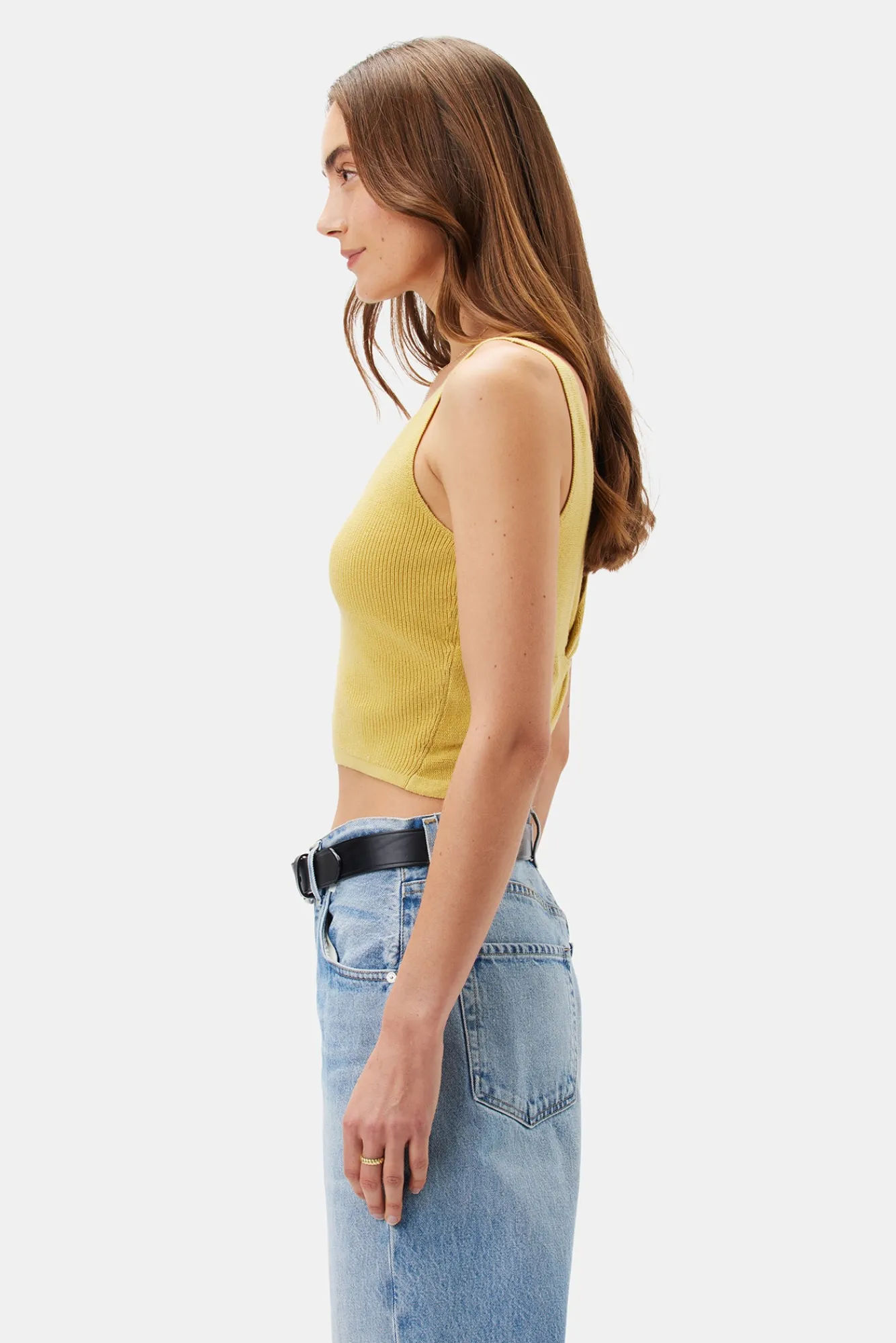 Amour Vert Finn Crop Tank- Tops|Clearance