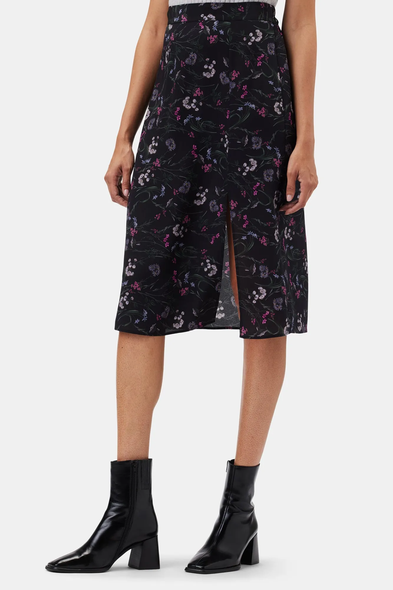 Amour Vert Ollie Washable Silk Skirt- Skirts|Clearance