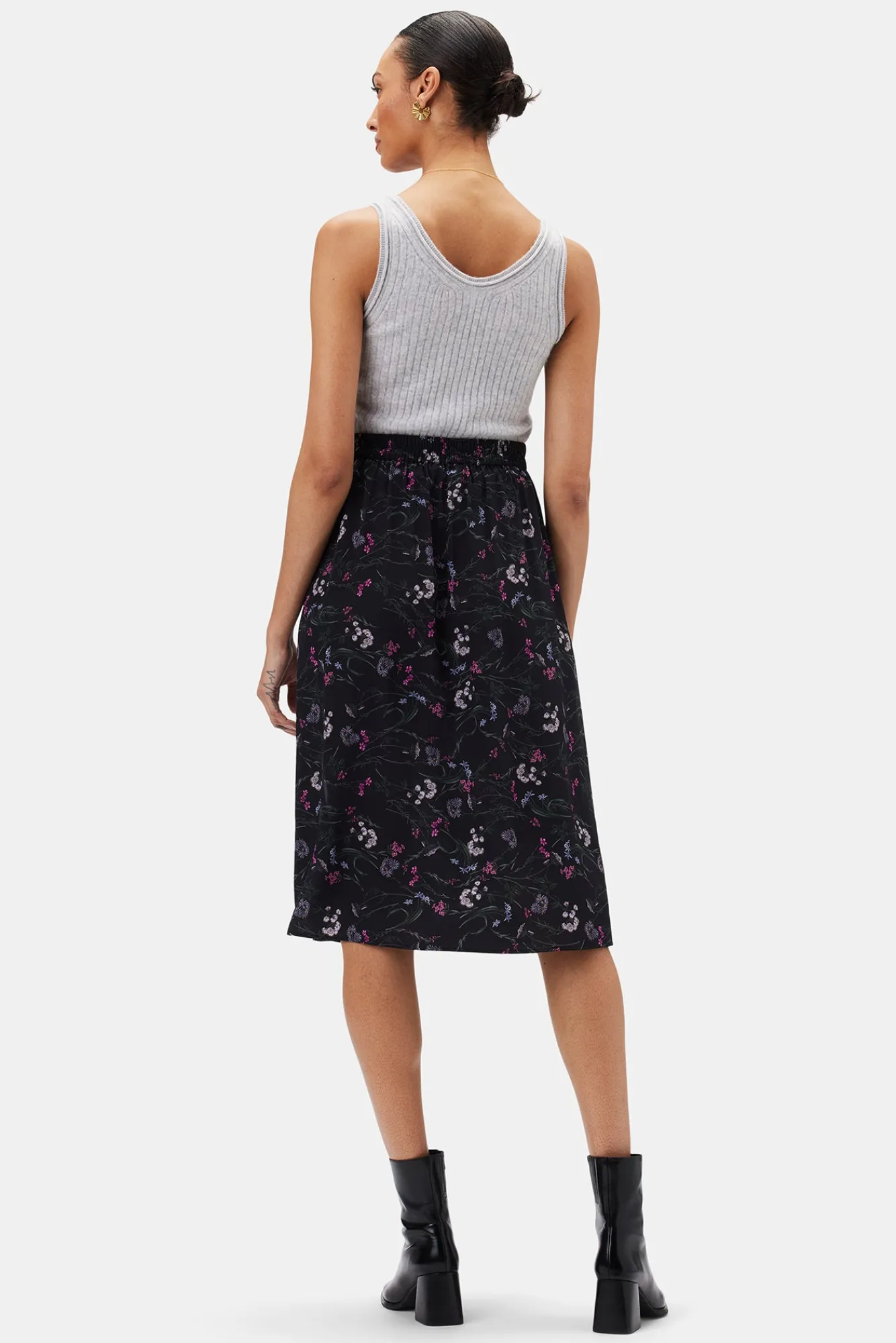 Amour Vert Ollie Washable Silk Skirt- Skirts|Clearance