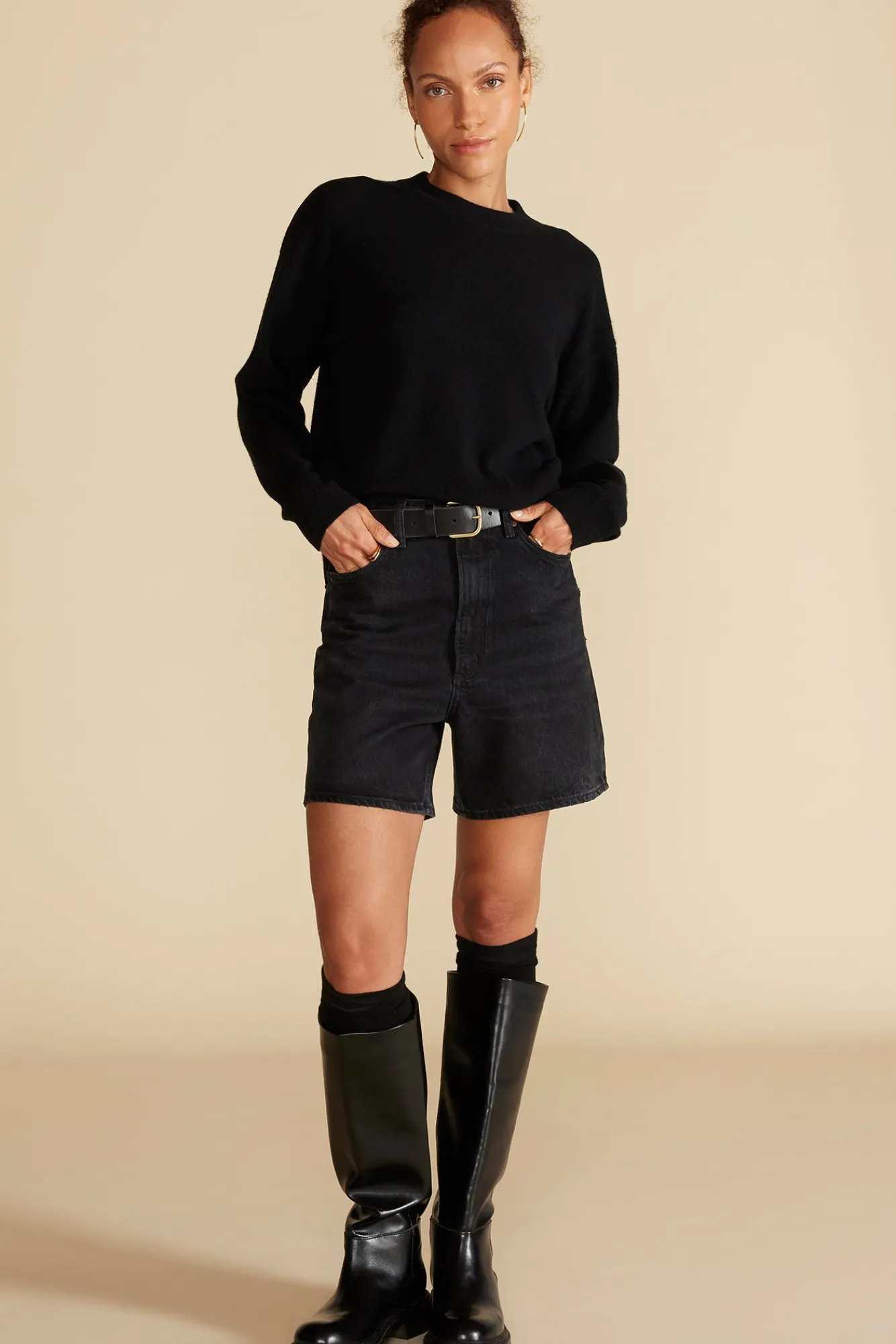 Amour Vert Pearl Cashmere Sweater- Sweaters & Cardigans