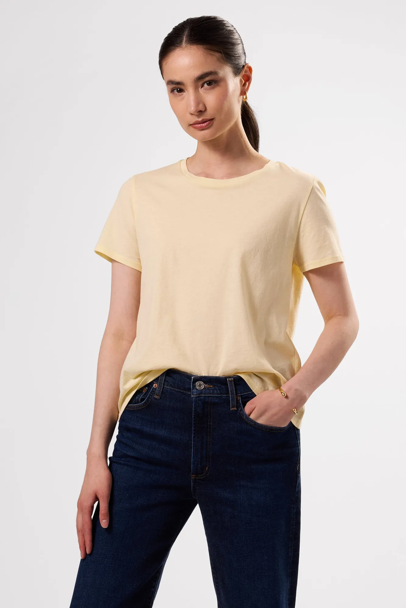 Amour Vert Berkeley Organic Cotton Tee- Tops|Tees