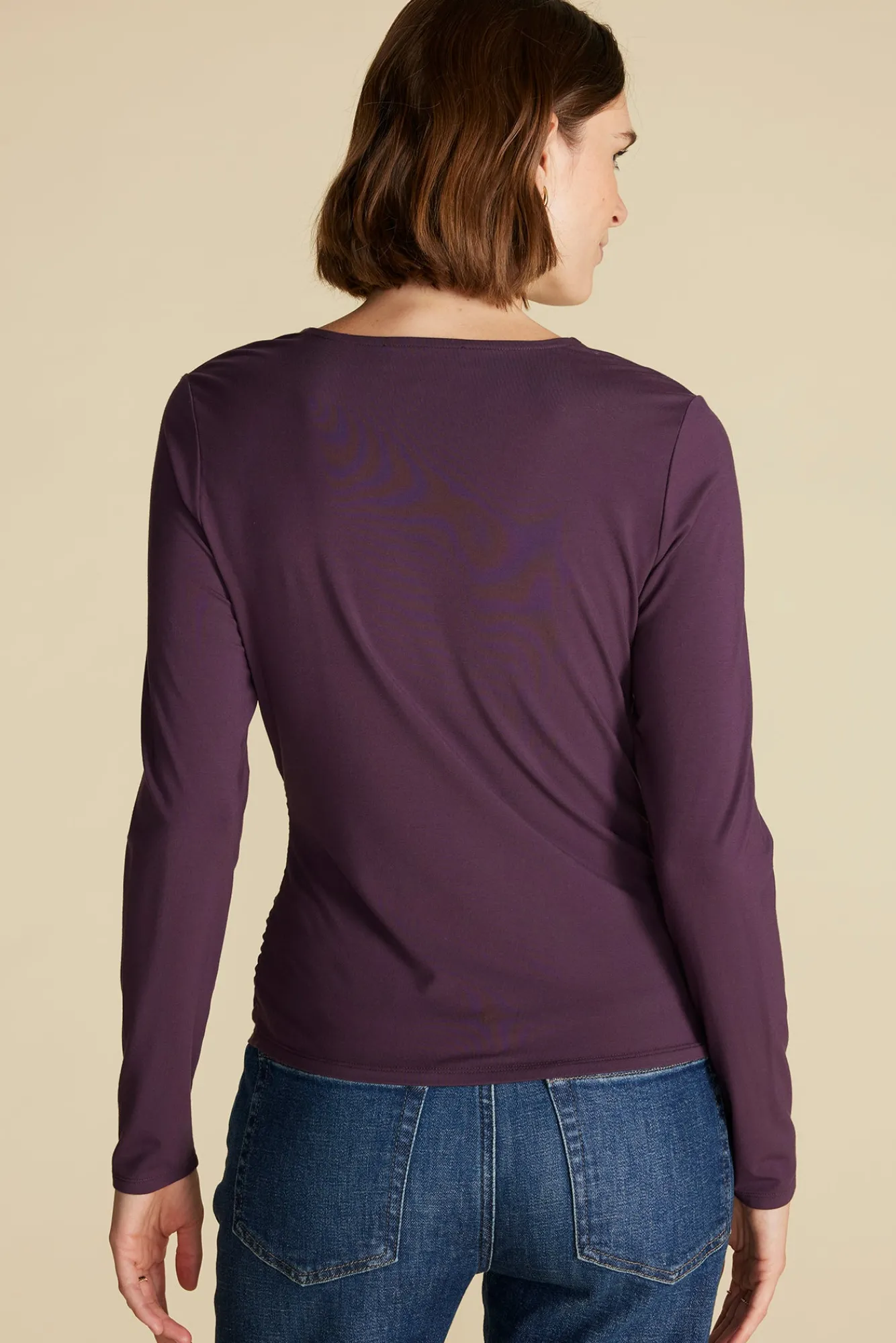 Amour Vert Elise Bamboo Knit Top- Tops|Clearance