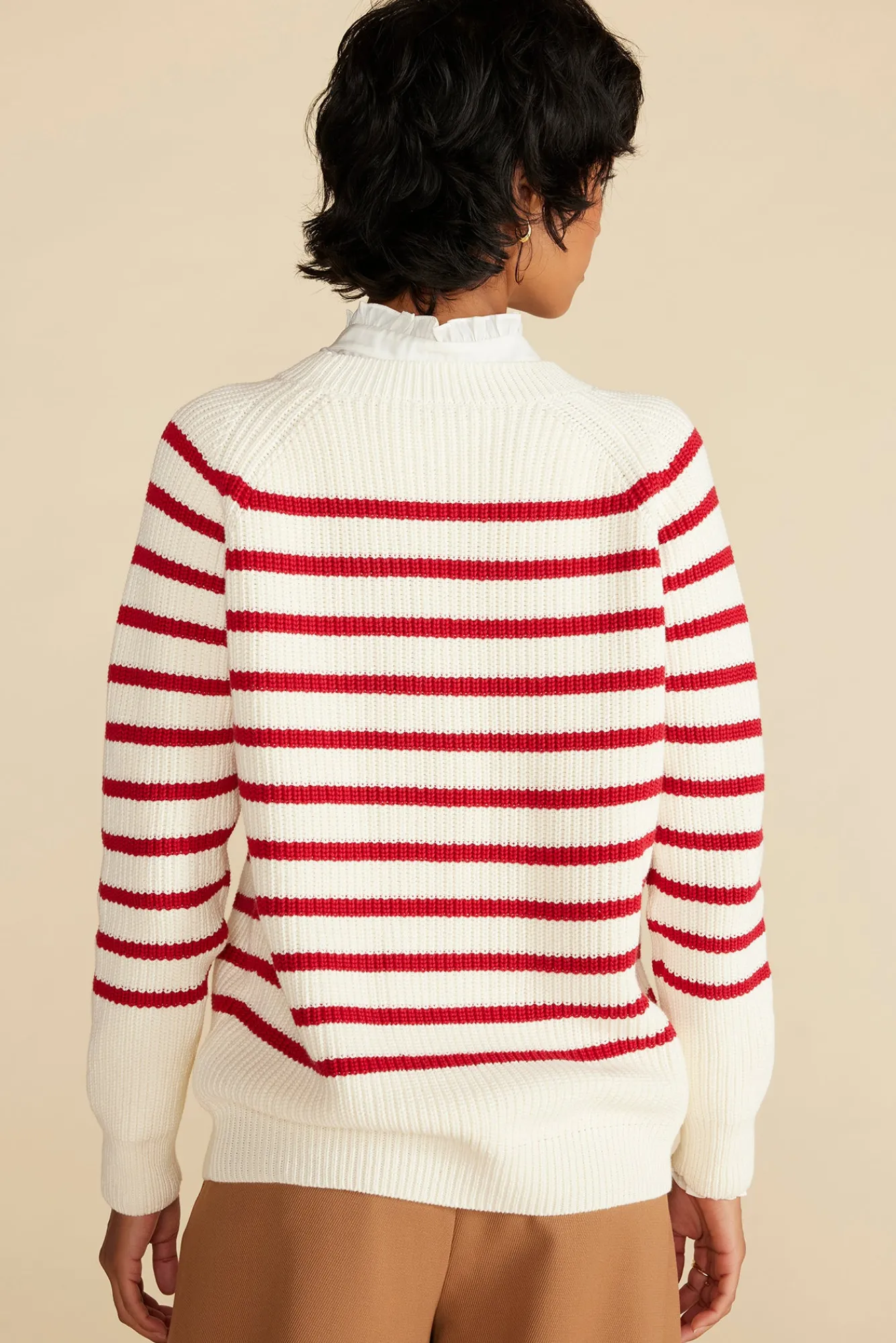 Amour Vert Layla Organic Cotton Sweater- Sweaters & Cardigans|Clearance