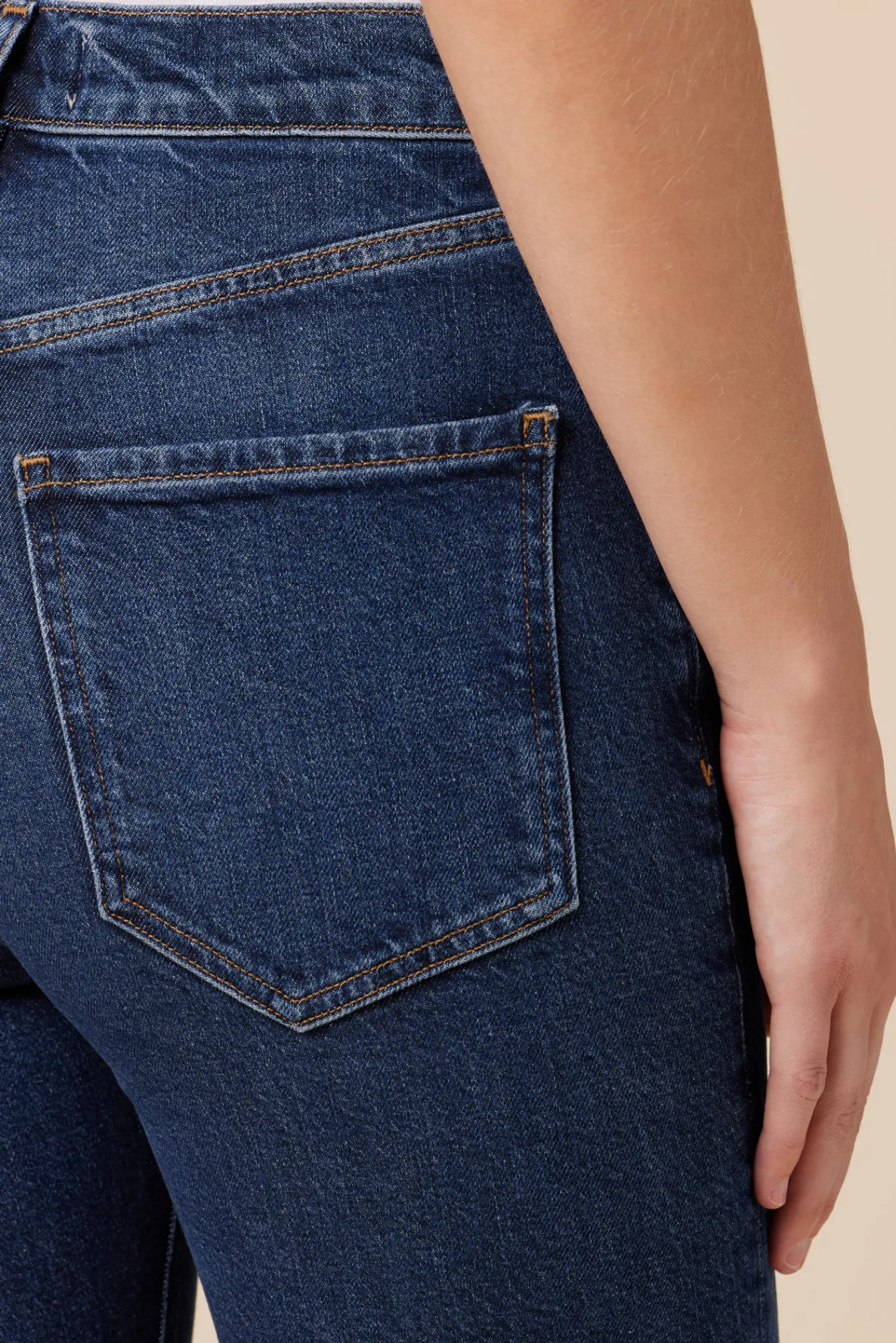 Amour Vert AGOLDE Riley Long High Rise Straight Jean- Denim|Pants