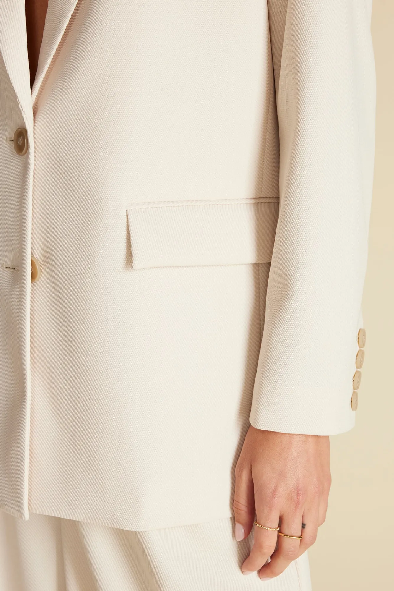 Amour Vert Alix Boyfriend Blazer- Jackets & Outerwear|Clearance